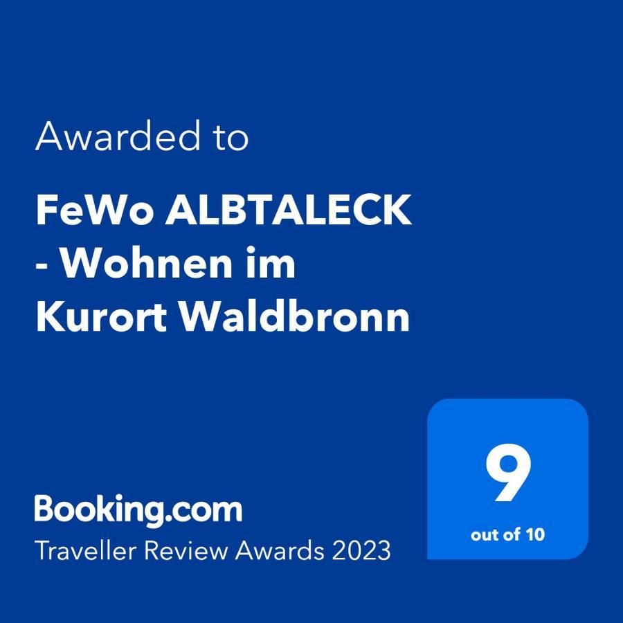 Fewo Albtaleck - Wohnen Im Kurort Вальдбронн Екстер'єр фото